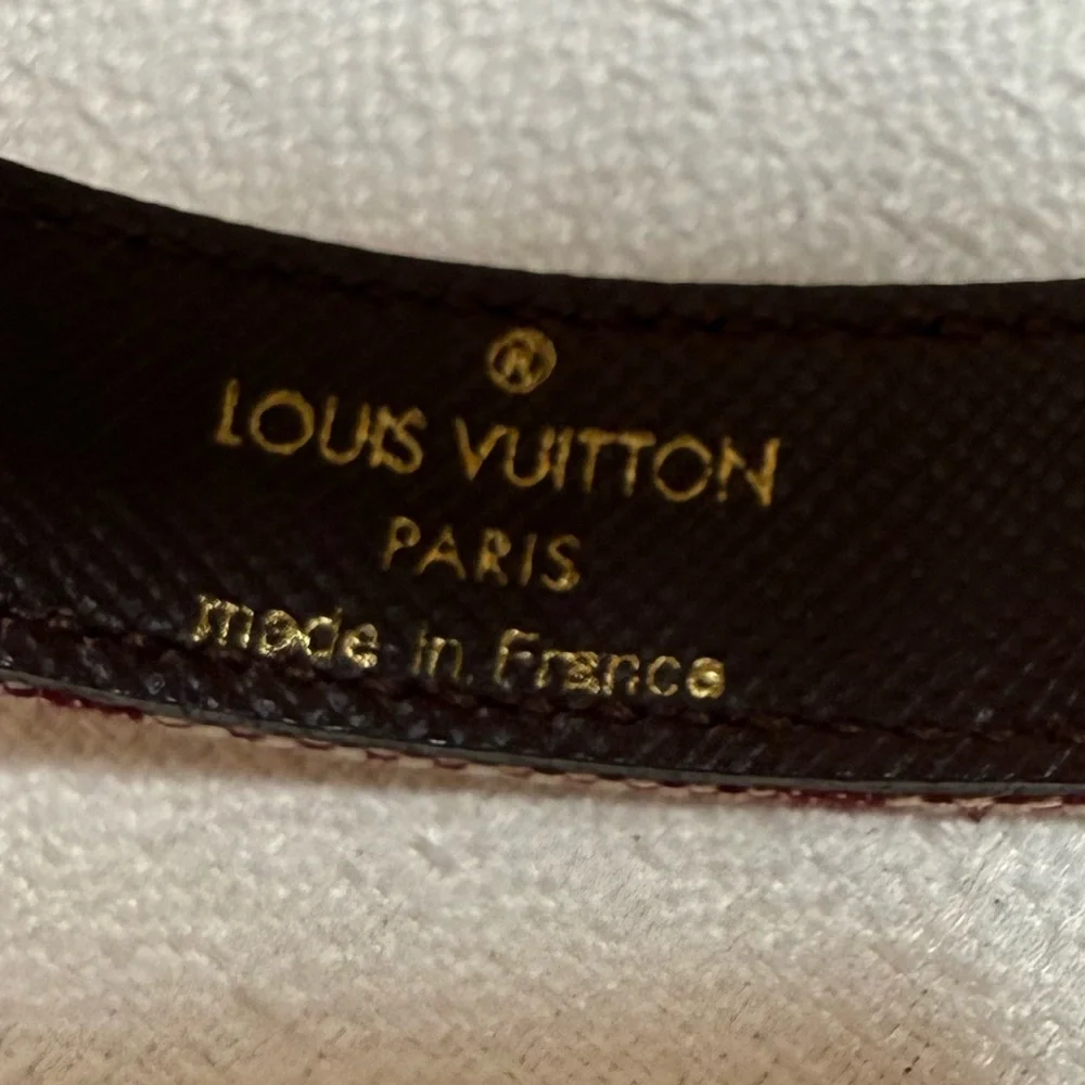 Louis Vuitton Pink and Gold tone Flower Bracelet